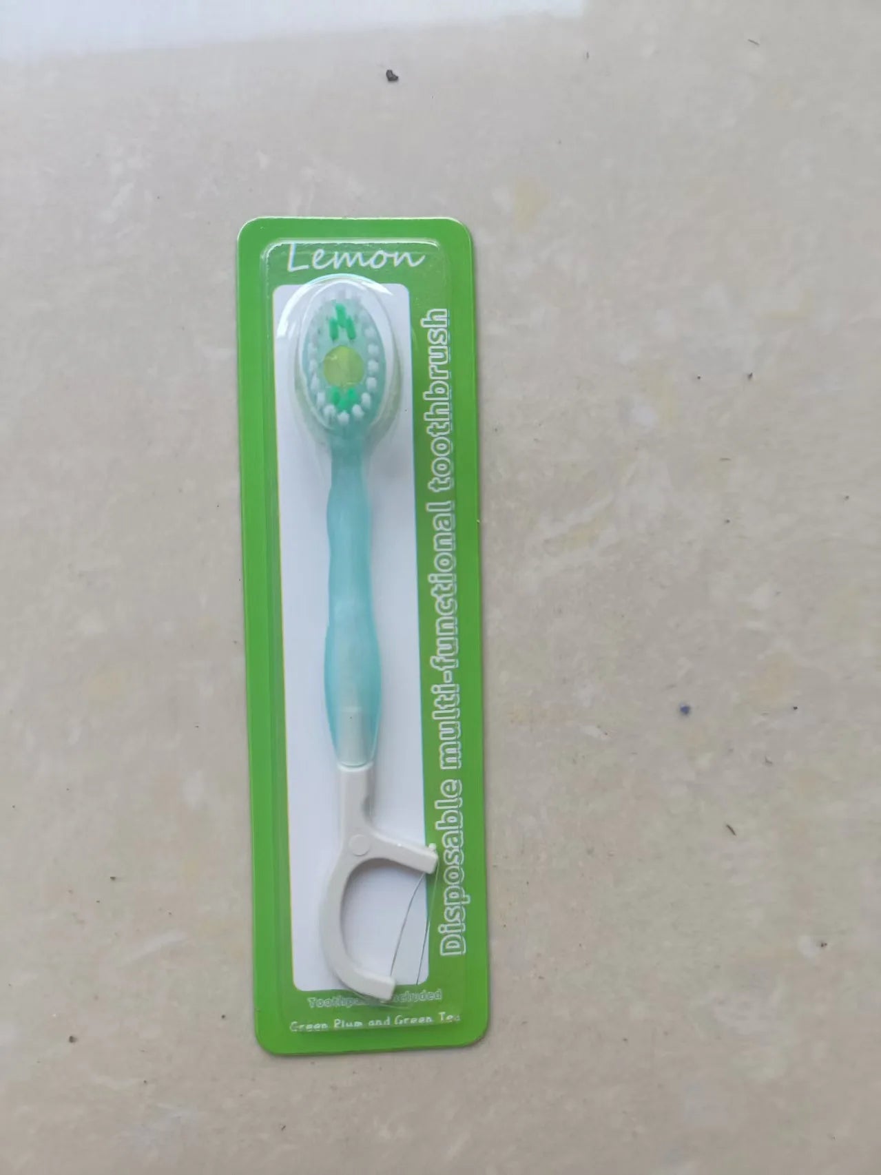 Portable Disposable Toothbrush with Toothpaste Beads Travel Dental Set - 11