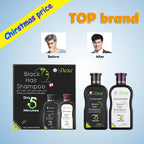 Dexe Black Hair Dye Shampoo Instant Natural Color Restorer 400ml
