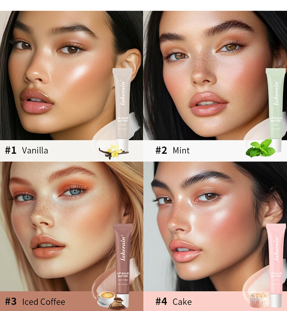 Hydrating Moisturizing Lip Balm Butter for Soft Glossy Lips - 9