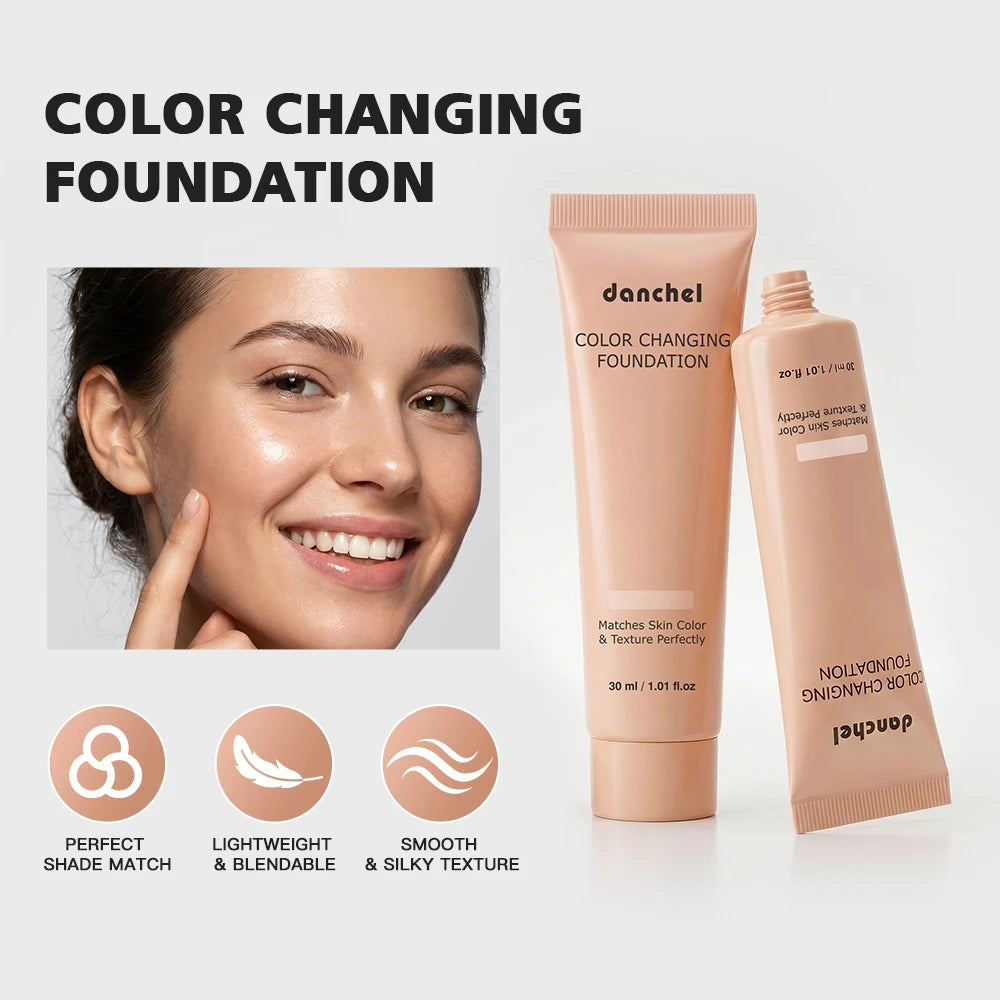Color-Changing Liquid Foundation for Flawless Skin Tone