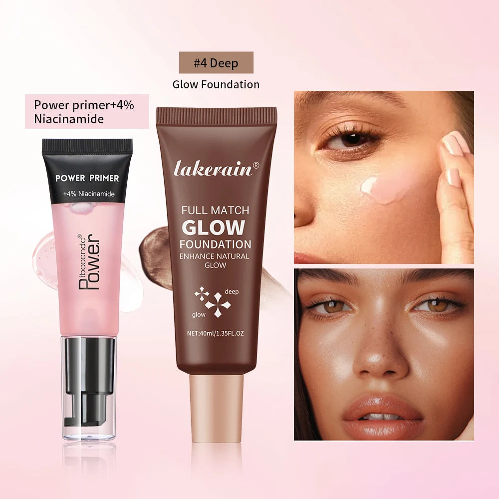 Hydrating Makeup Primer and Glow Foundation Set