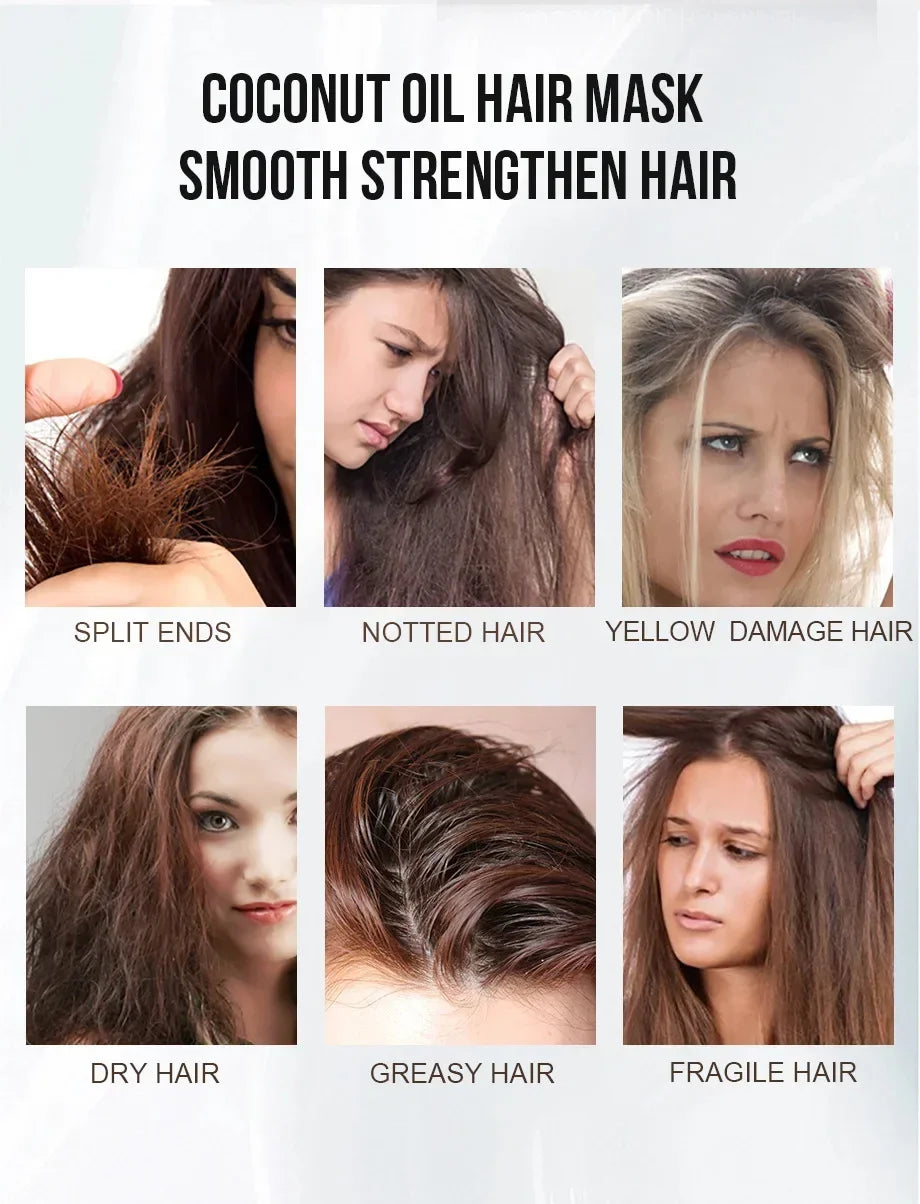 Deep Repair Keratin Hair Mask for Frizzy and Damaged Hair