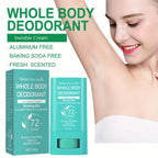 Whole Body Deodorant Invisible Cream Stick Anti Sweat Refreshing Mint