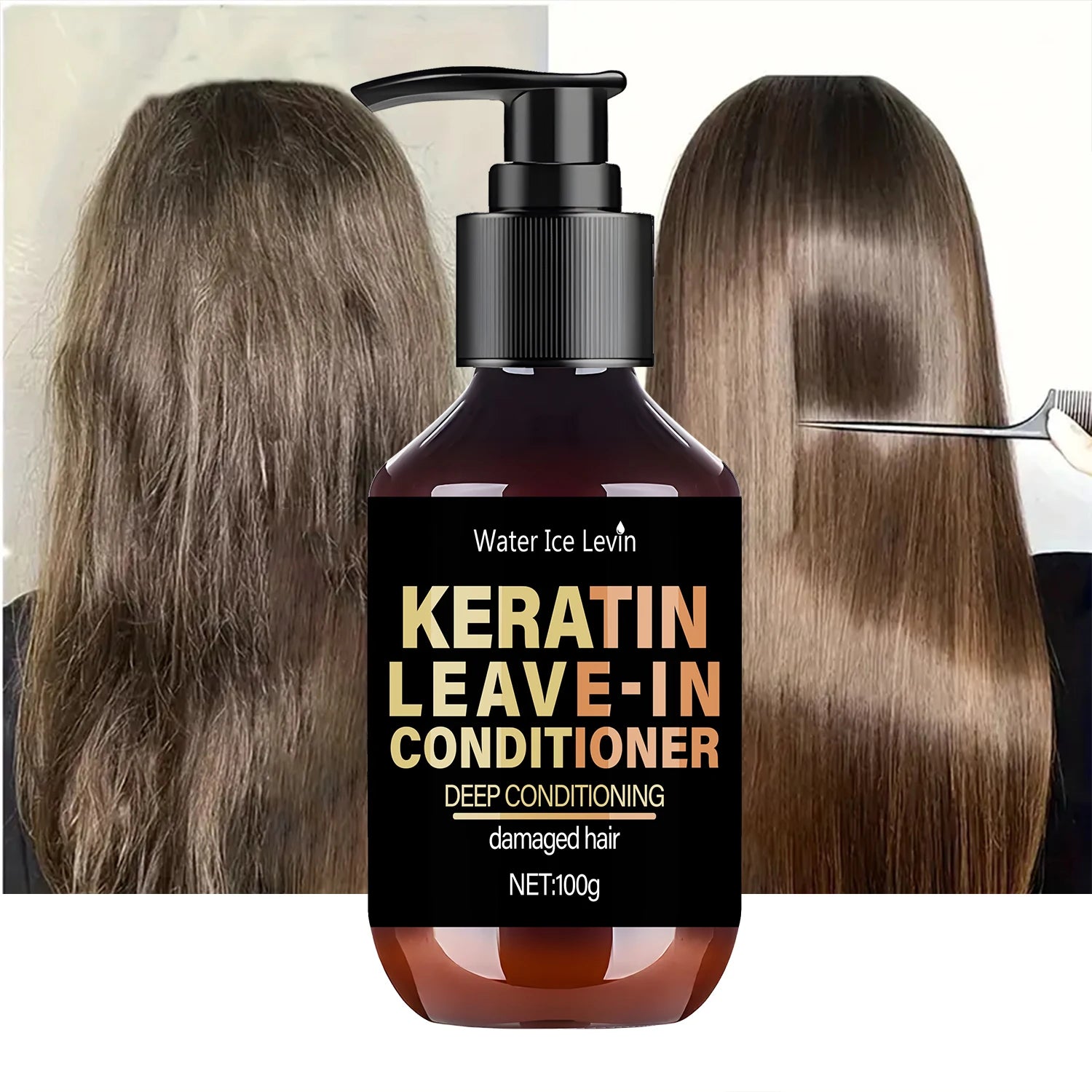 Keratin Leave-In Hair Conditioner with Biotin and Collagen 100g - 1
