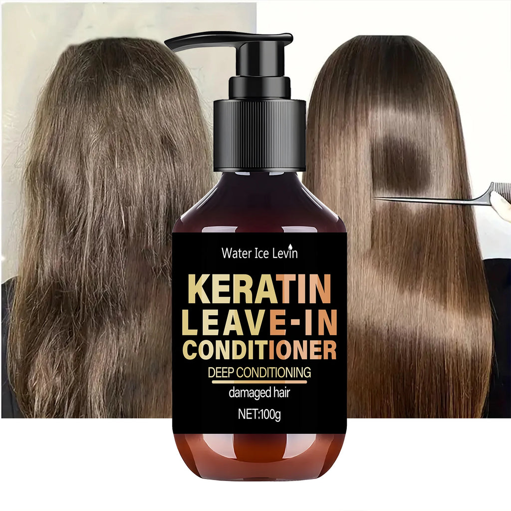 Keratin Leave-In Hair Conditioner with Biotin and Collagen 100g