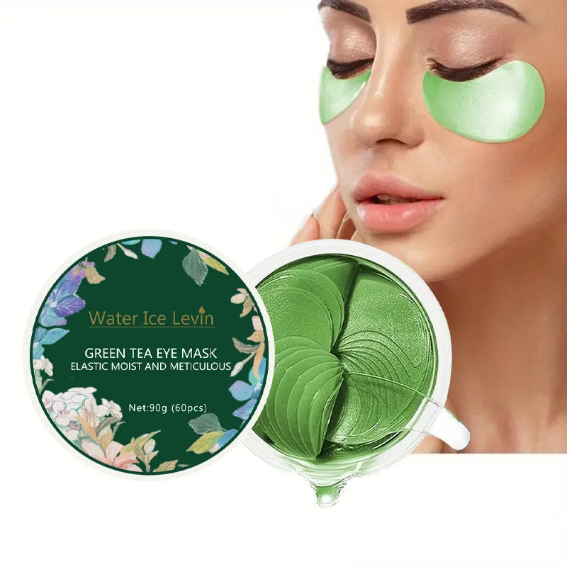 Green Tea Collagen Eye Mask for Dark Circles and Puffiness 60 Pieces