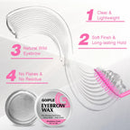 GOIPLE 3D Eyebrow Styling Wax Natural Brow Setting Gel Pomade