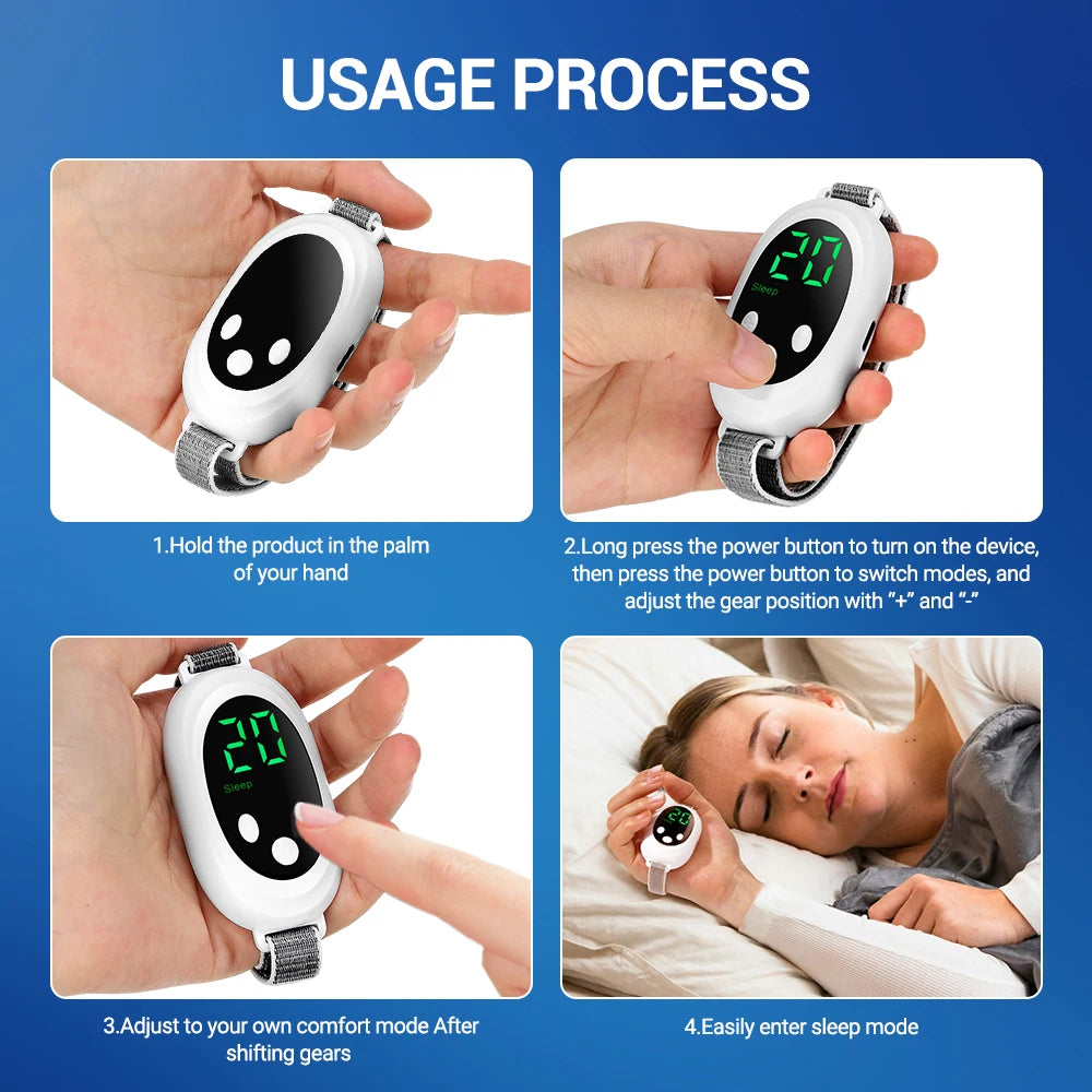 Handheld Microcurrent Sleep Aid Device for Stress and Insomnia