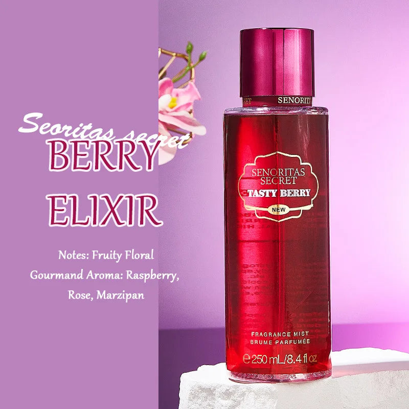 Senoritas Secret Fragrance Body Spray Long Lasting Scent Deodorant 250ml