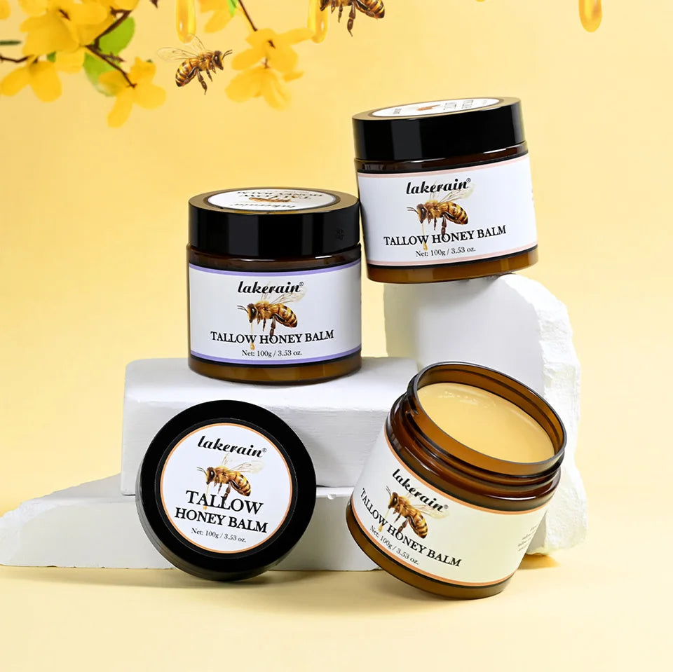 Whipped Beef Tallow and Honey Moisturizing Face and Body Balm