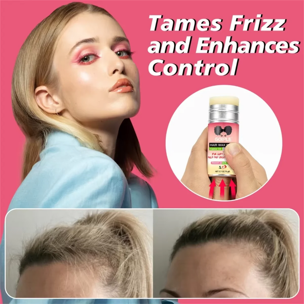 Goiple Hair Wax Stick and Styling Brush Set for Wigs and Flyaways