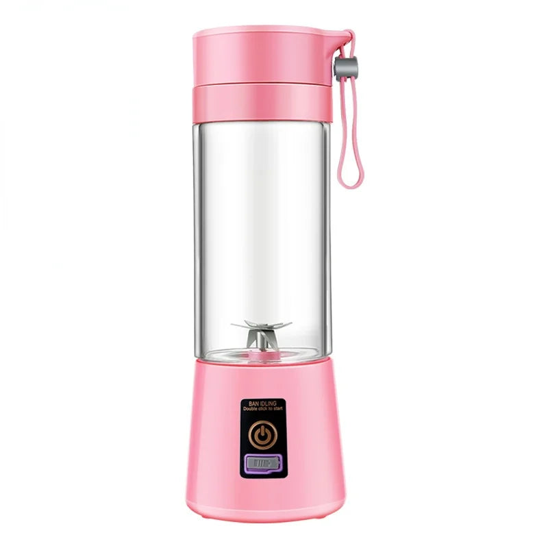 Portable USB Mini Juicer Blender 6 Blade Fruit Mixer Cup