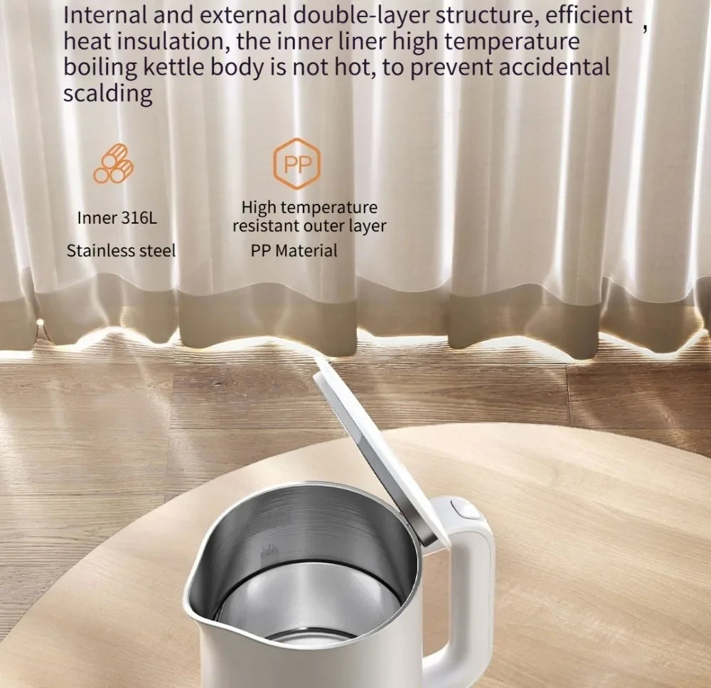 Mijia Smart Electric Kettle 3 Stainless Steel Rapid Boiling Water Heater - 30