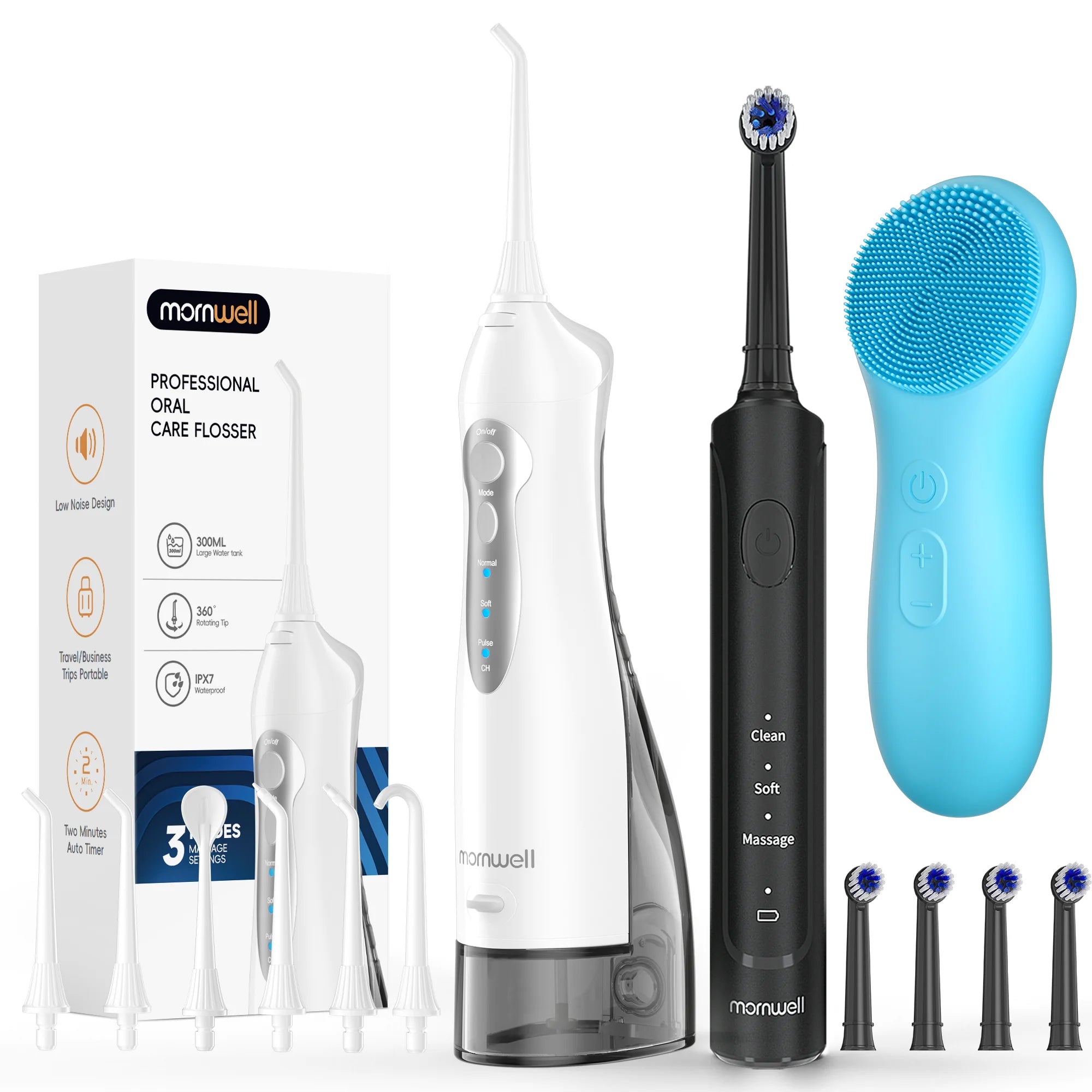 3-in-1 Professional Oral Care & Facial Cleansing Kit - 31