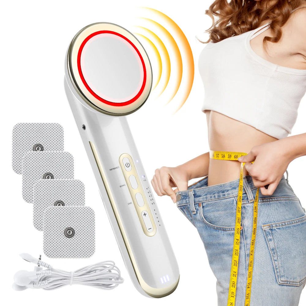 Ultrasonic EMS Body Slimming and Facial Lifting Massager