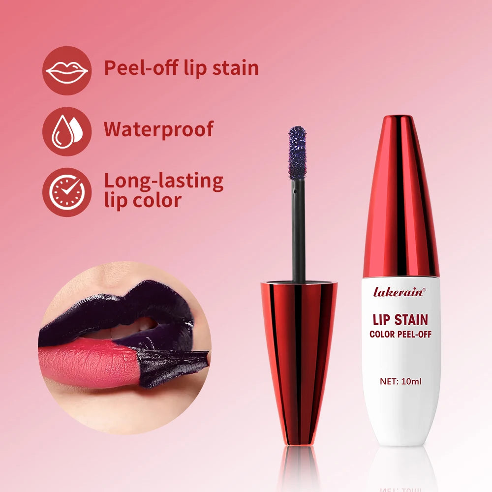 Waterproof Peel-Off Lip Stain for Long-Lasting Matte Color - 4