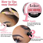 4oz Edge Control Hair Styling Wax for Natural Hair and Wigs