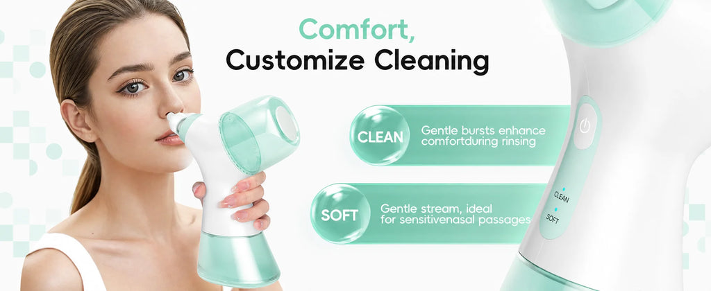 Electric Nasal Irrigator for Sinus Relief and Congestion