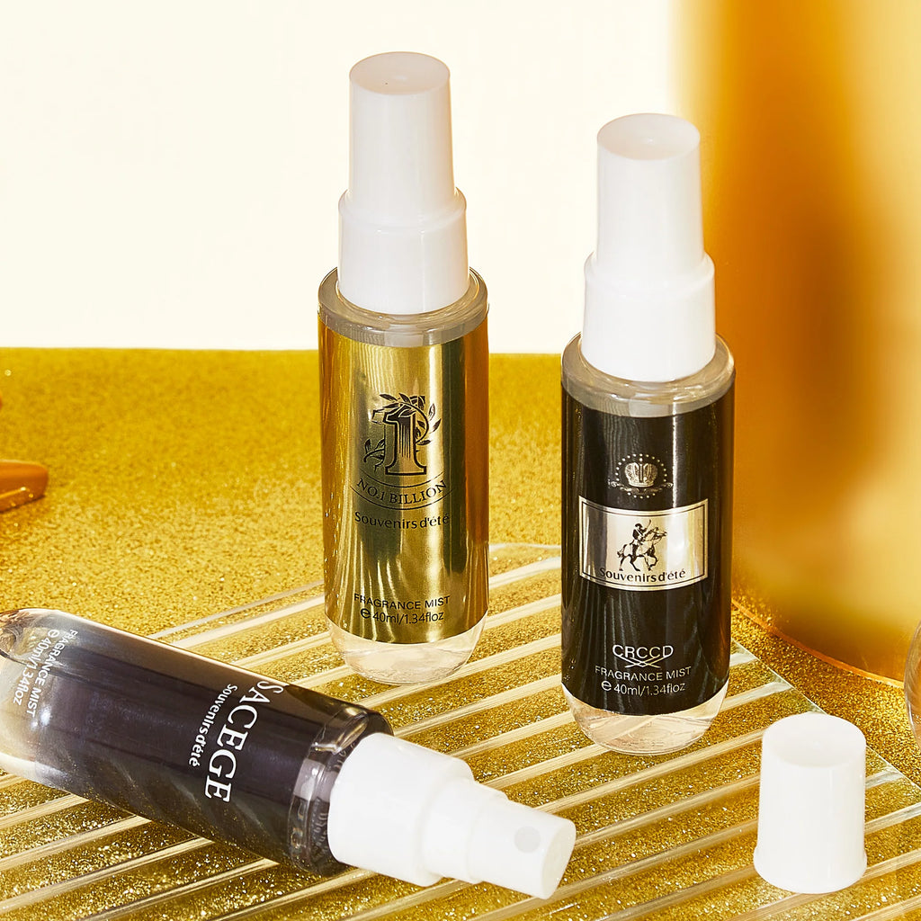 4 Piece Men Fragrance Spray Set Long Lasting Aromatic Cologne Gift
