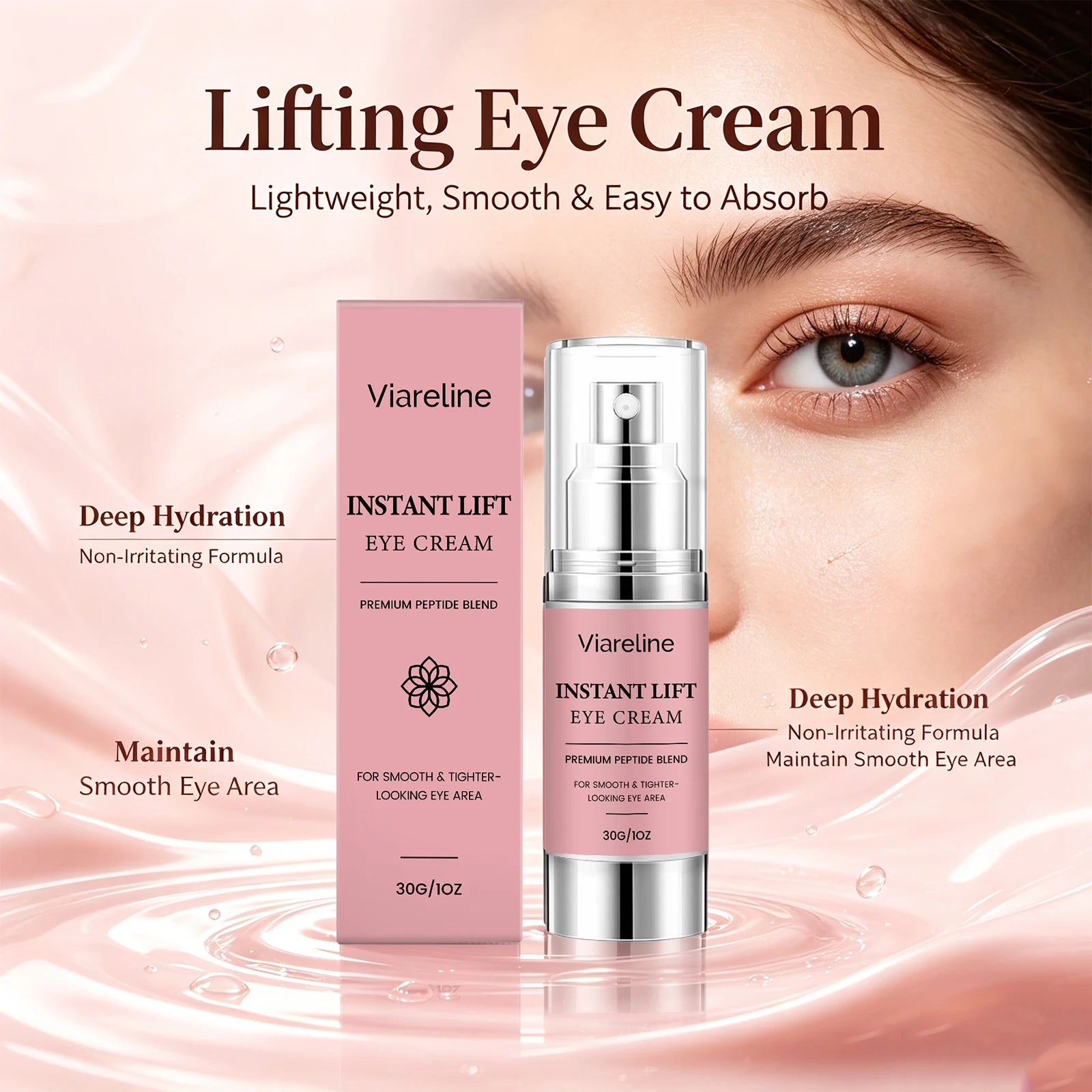 Lifting and Firming Eye Cream for Dark Circles and Fine Lines - 6