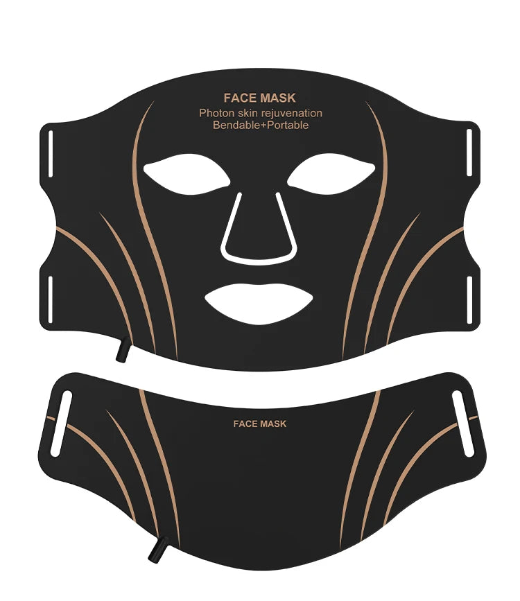 7-Color LED Face and Neck Rejuvenation Light Therapy Mask