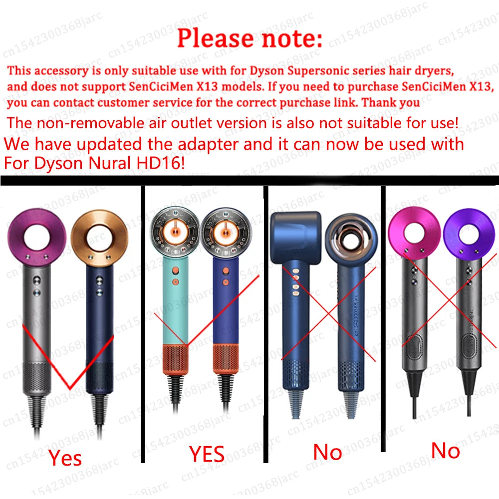 Curling Iron Attachment for Dyson Supersonic Hair Dryer 30mm Nozzle - 2