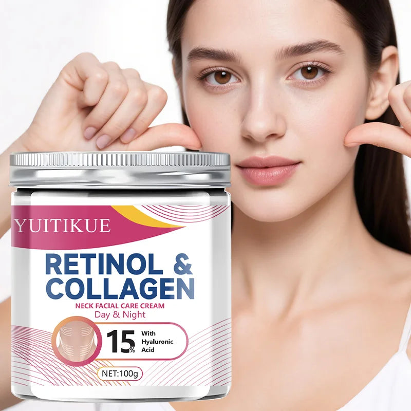 YUITIKUE Retinol Collagen Neck and Face Firming Cream 100g