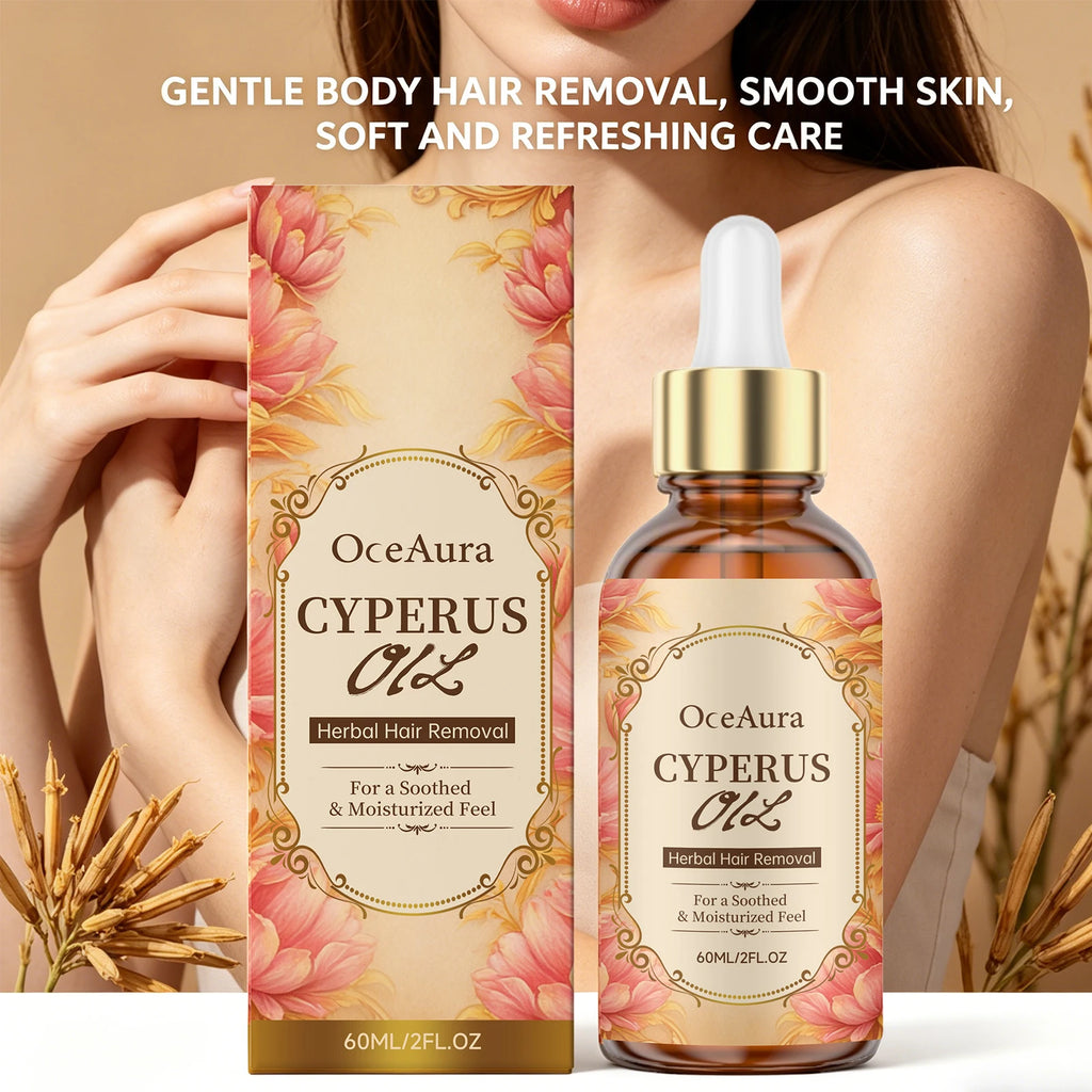 Herbal Cyperus Oil Hair Growth Inhibitor and Soothing Serum