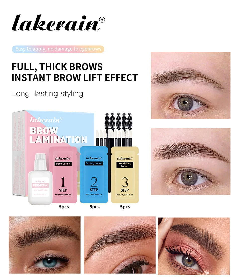 Professional Eyebrow Lamination Kit for Fuller Thicker Brows
