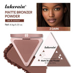 Matte Bronzing Powder for Face Contouring and Shading