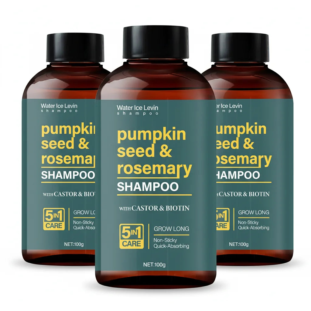 Pumpkin Seed and Rosemary Shampoo with Castor Oil and Biotin 100g - 8
