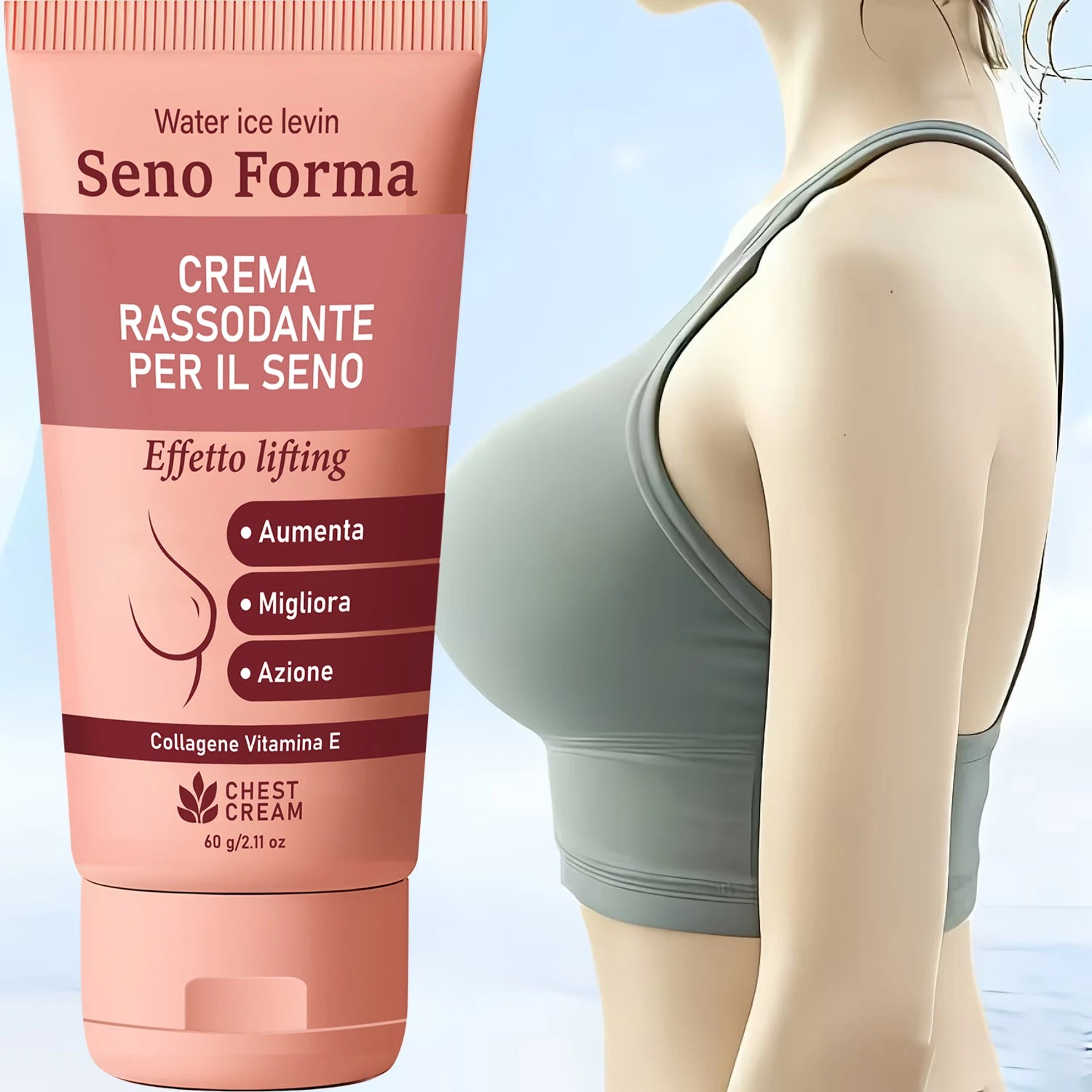 Collagen and Vitamin E Bust Firming Cream Skin Tightening Moisturizer - 8