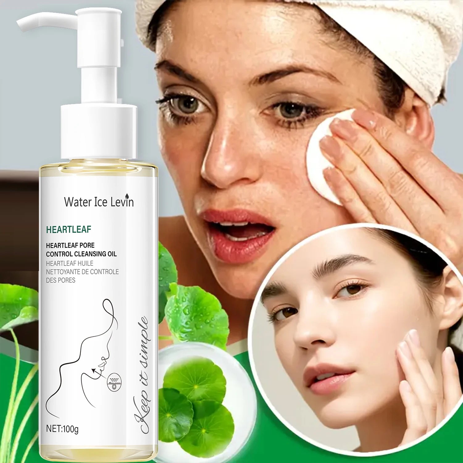 Heartleaf Pore Control Cleansing Oil Niacinamide Face Wash 100g - 1