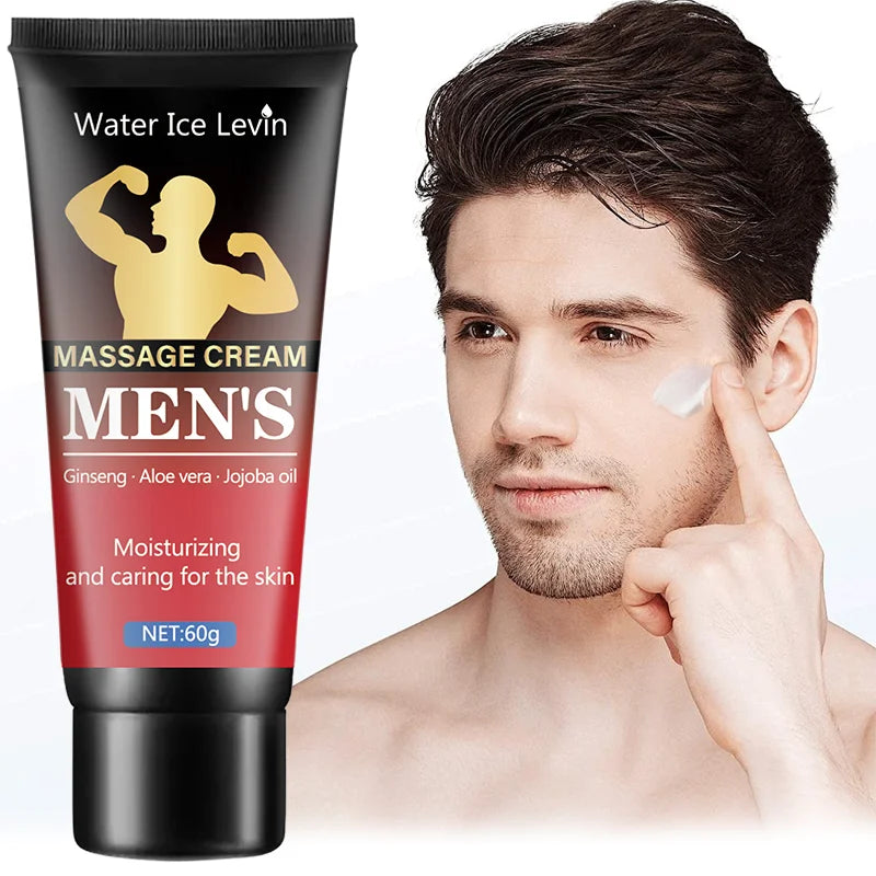 Water Ice Levin Ginseng Massage Cream Aloe Vera Jojoba Body Moisturizer