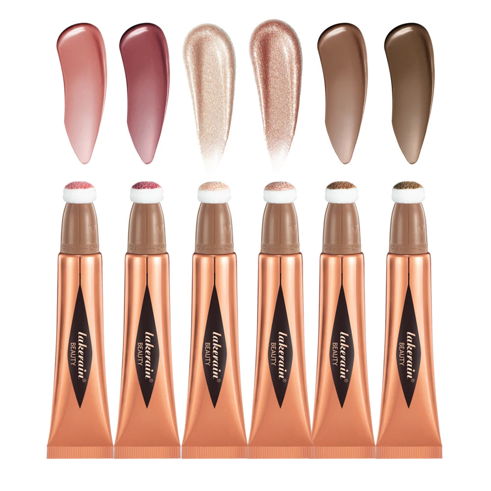 Liquid Face Contour and Highlighter Wand with Cushion Applicator - 38