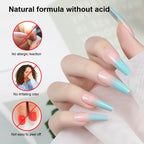 Nail Prep Dehydrator and Primer Set for Long-Lasting Gel Manicure
