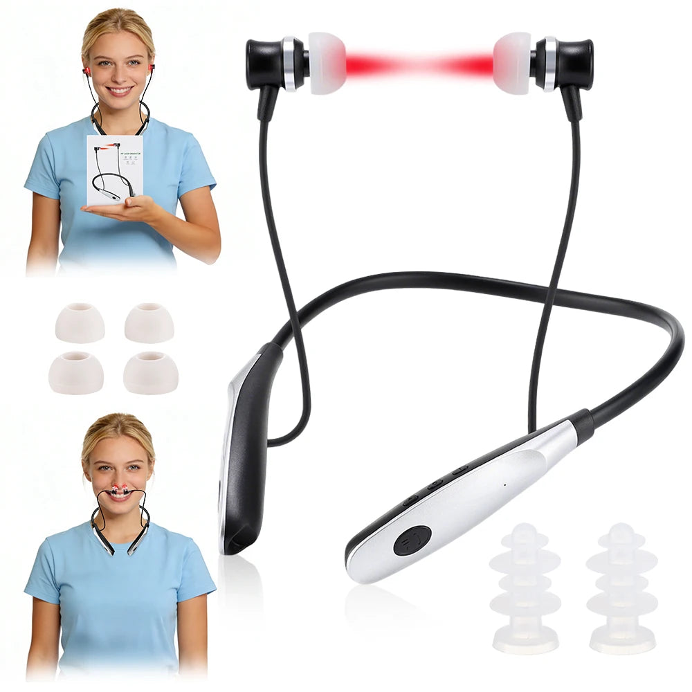 Portable Red Light Nose and Ear Therapy Device