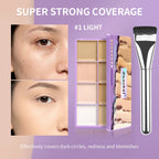 8-Shade Cream Concealer Palette for Face Contouring and Highlighting