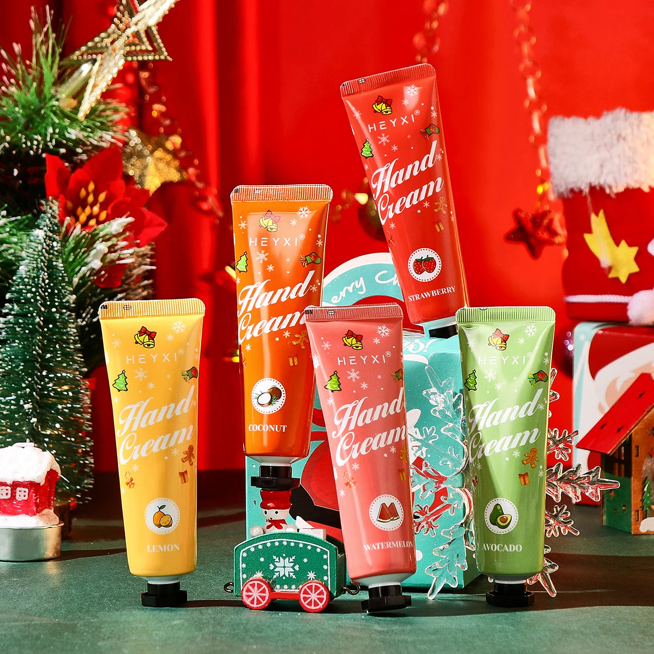 Heyxi 5pcs Hand Cream Set Moisturizing Daily Hand Care Lotion - 7