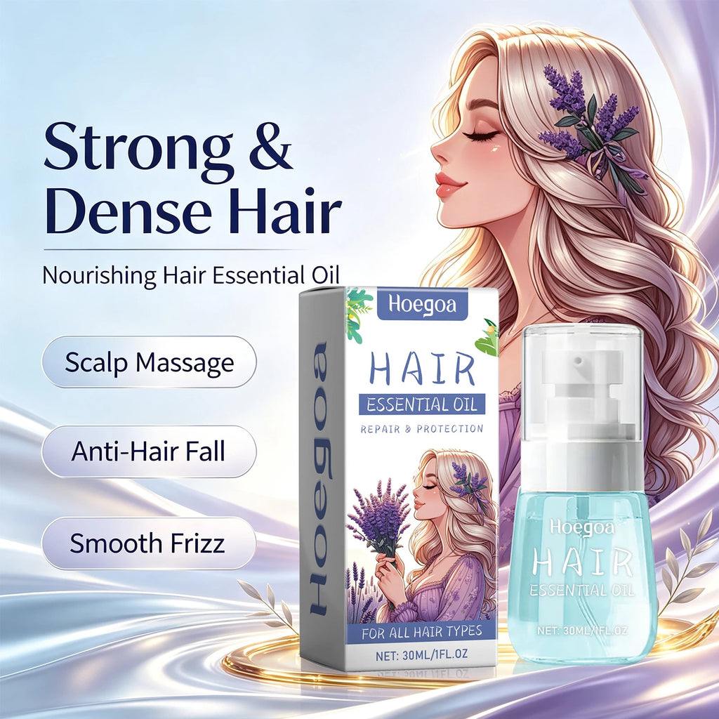 Lavender Hair Repair Oil for Frizz Control and Scalp Nourishment