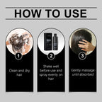 Instant Hair Color Dye Shampoo for Nourishing and Gray Coverage