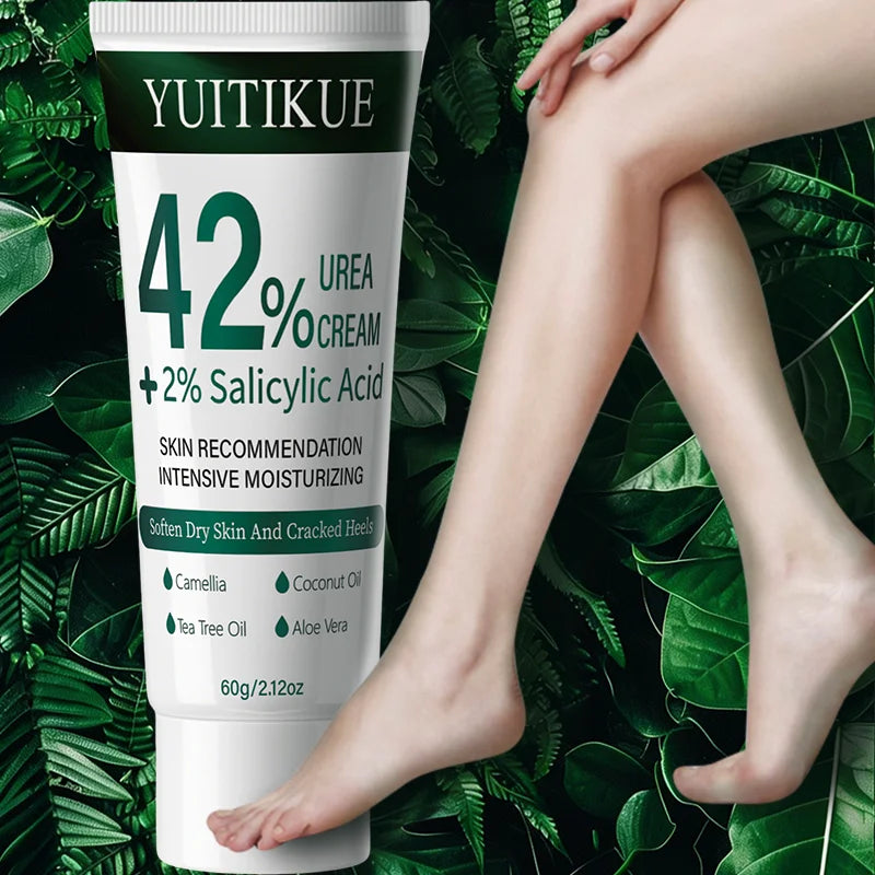Yuitikue 42% Urea Cream with Salicylic Acid for Dry Skin and Cracked Heels