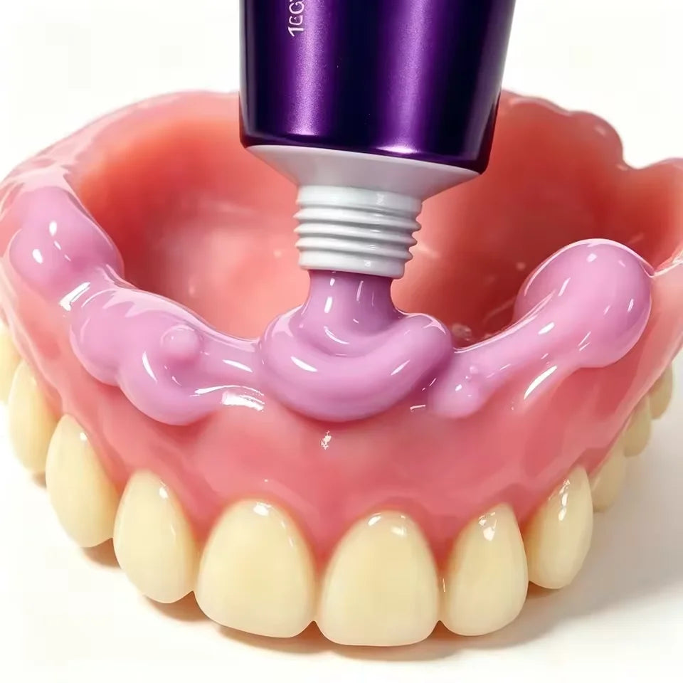 Silicone Denture Adhesive Cushion for Secure Daily Fit