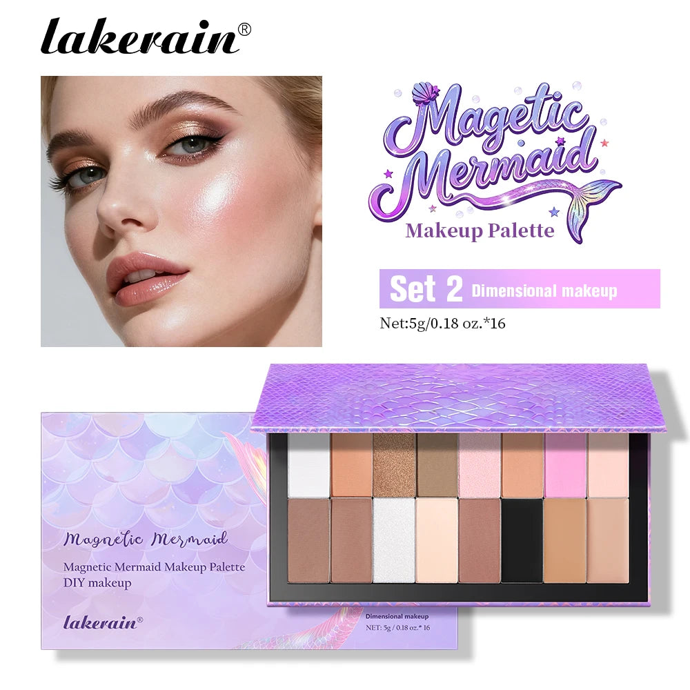 Magnetic DIY Multi-Use Makeup Palette for Eyeshadow and Face