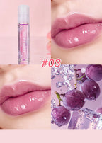 4 Piece Fruit Lip Oil Set Moisturizing Gloss for Dry Lips