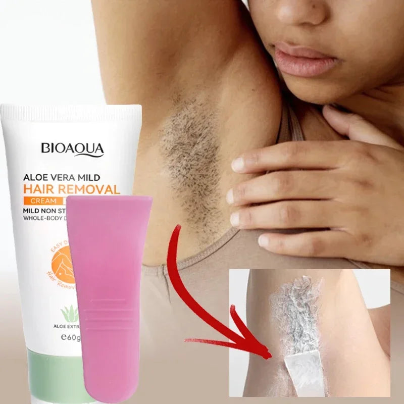 Gentle Aloe Vera Hair Removal Cream for Full Body