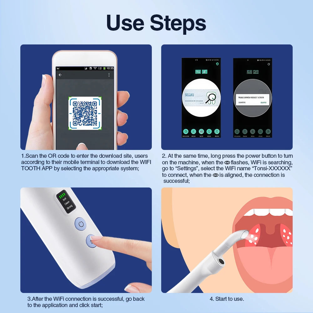 Visible HD Tonsil Stone Remover for Bad Breath