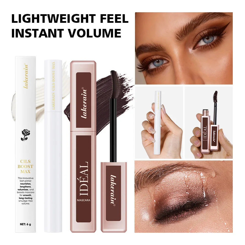 Lengthening Mascara and Lash Primer Set for Voluminous Lashes