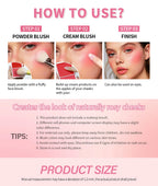 2-in-1 Cream and Powder Blush Palette
