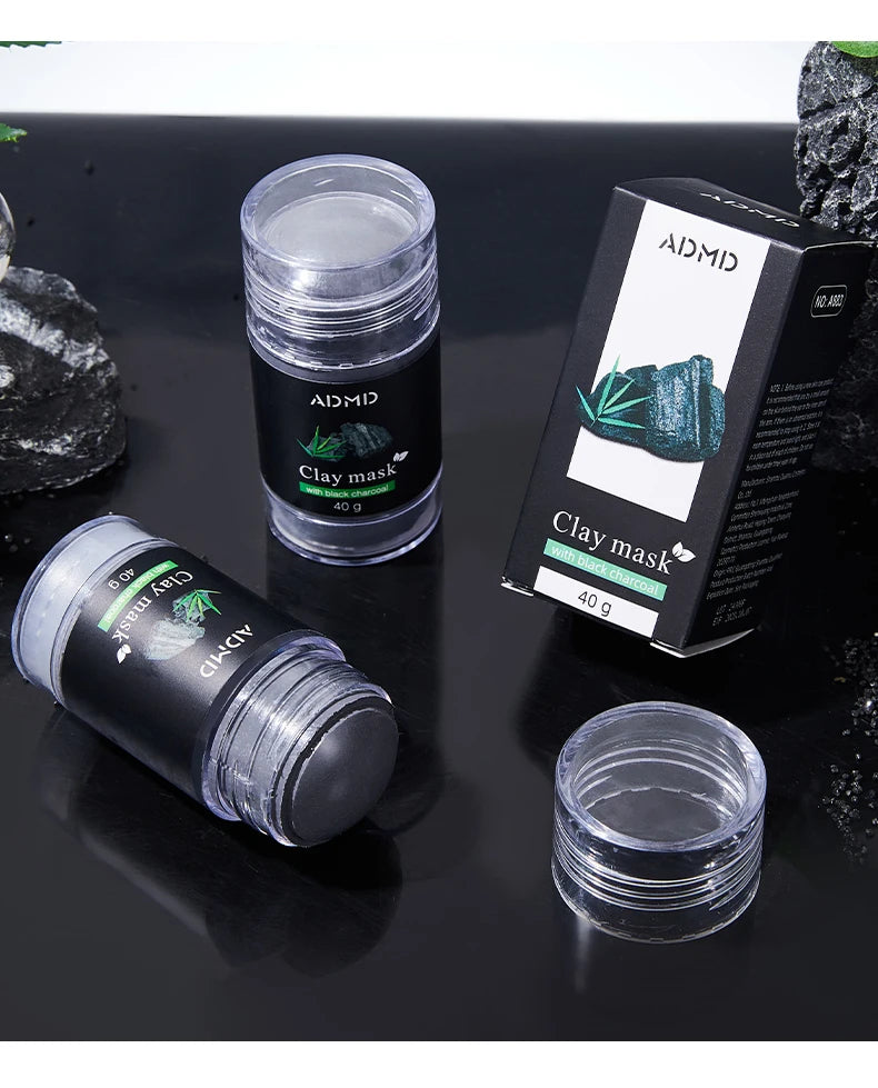 ADMID Bamboo Charcoal Mud Mask Stick Deep Cleansing Facial Treatment - 18